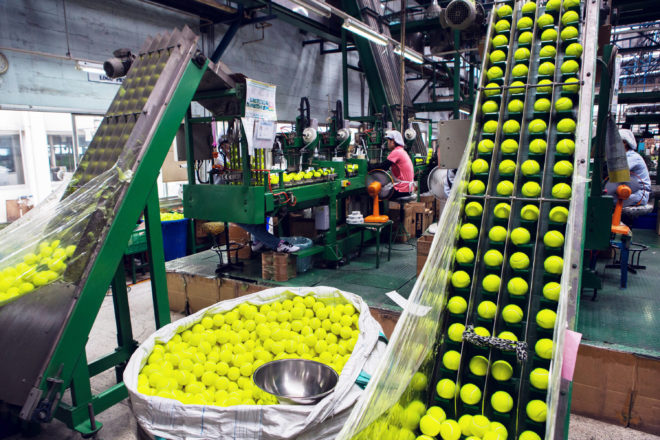 Tour the Factory That Cranks Out 90 Million Tennis Balls a Year