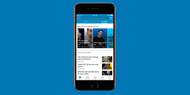 LinkedIn Tries to Do Trending News in a Non-Disastrous Way