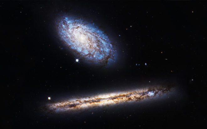 Space Photos of the Week: Galaxies That Pass Gas Together, Stay Together
